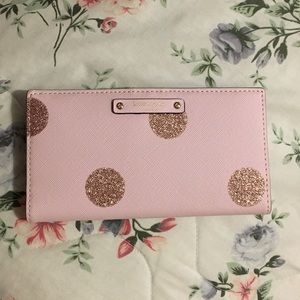 Kate Spade ♠️ Glitter Dot Wallet